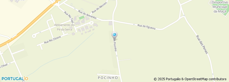 Mapa de Estrada do Pocinho