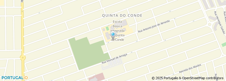 Mapa de Rua António José de Almeida