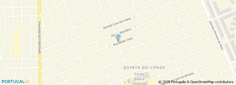 Mapa de Rua Basílio Teles