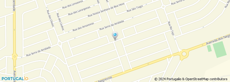 Mapa de Rua das Azinheiras