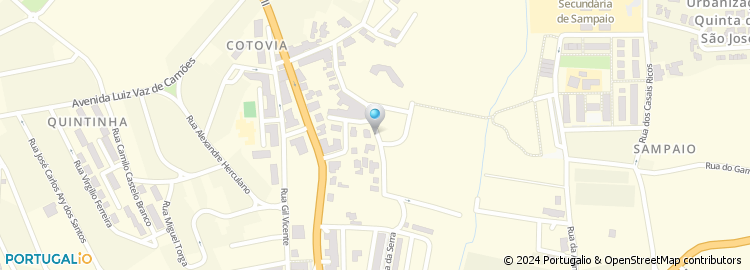 Mapa de Rua do Altinho da Charneca da Cotovia