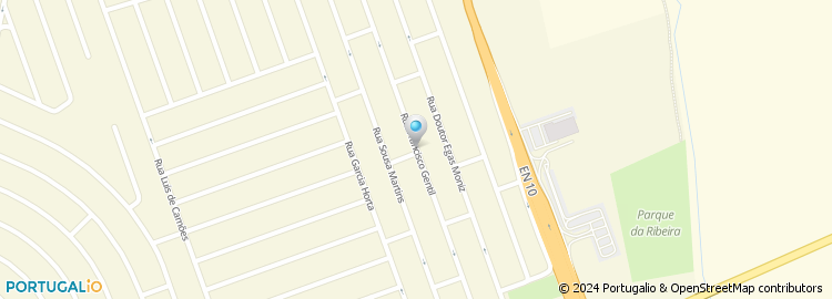 Mapa de Rua Francisco Gentil