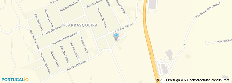 Mapa de Rua Gruta do Zambujal