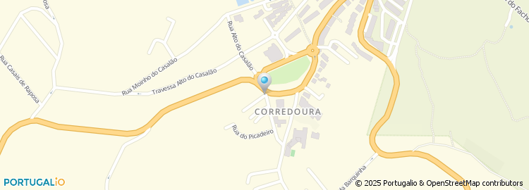 Mapa de Rua Igreja da Corredoura