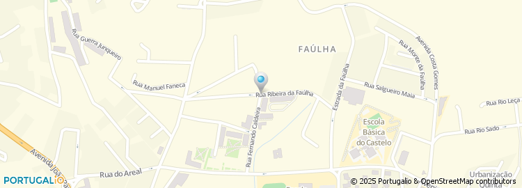 Mapa de Rua Ribeira da Faúlha