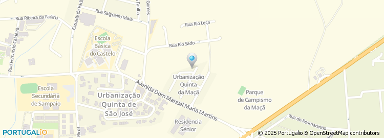 Mapa de Rua Rio Mondego