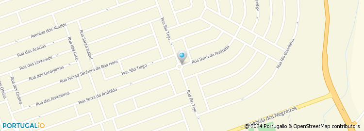 Mapa de Rua Rio Tejo