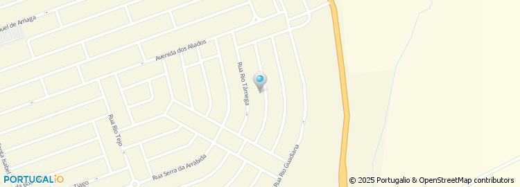 Mapa de Rua Rio Vouga