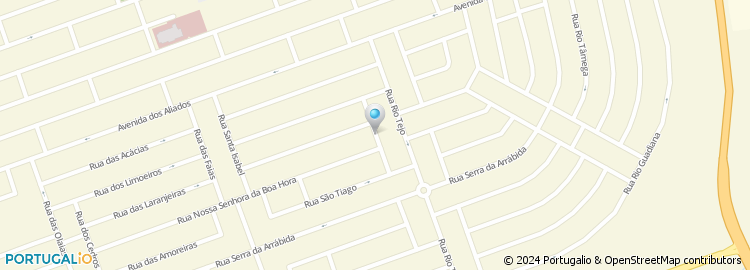 Mapa de Rua Senhor das Chagas