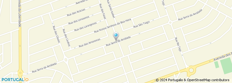 Mapa de Rua Serra da Arrábida