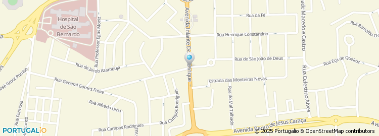 Mapa de Avenida Infante Dom Henrique