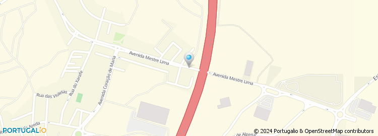 Mapa de Avenida Mestre Lima de Freitas