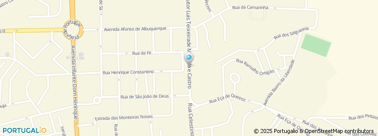 Mapa de Avenida Teixeira do Vale