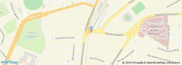 Mapa de Rua António José Baptista