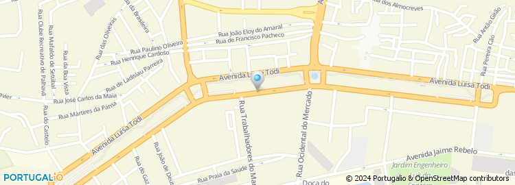 Mapa de Rua Artur Santos