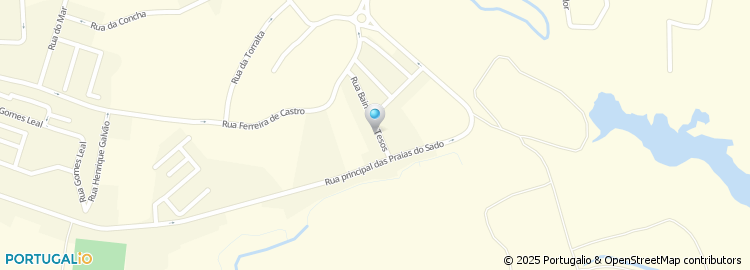 Mapa de Rua Bairro dos Tesos