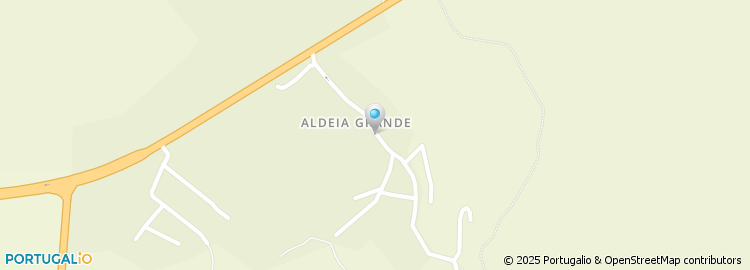 Mapa de Rua da Aldeia Grande