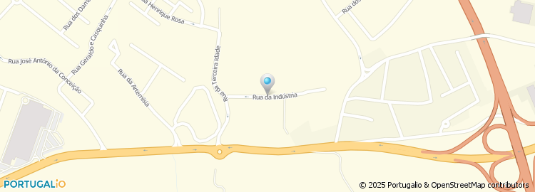 Mapa de Rua da Indústria