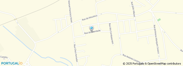 Mapa de Rua da Libertação