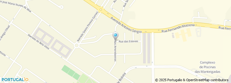 Mapa de Rua das Amendoeiras