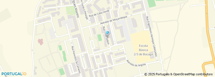 Mapa de Rua de Nova Lisboa