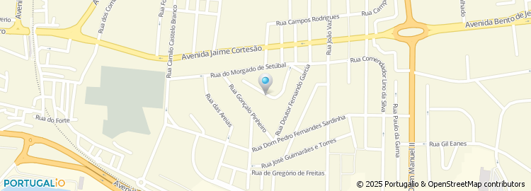 Mapa de Rua de Vale Grou