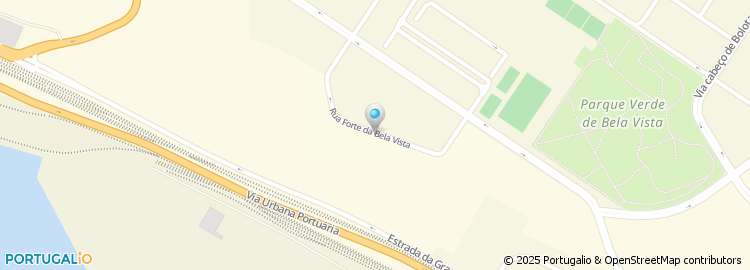 Mapa de Rua do Forte da Bela Vista