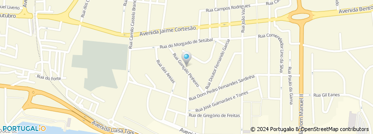 Mapa de Rua Dom Gonçalo Pinheiro