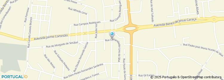 Mapa de Rua Dona Ana de Castro Osório
