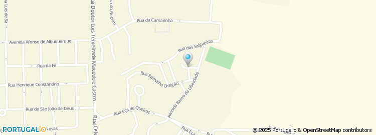 Mapa de Rua dos Choupos