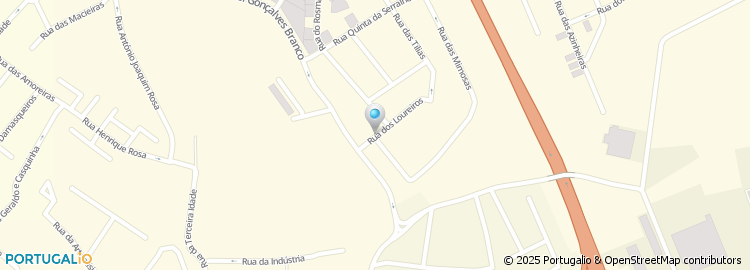 Mapa de Rua dos Loureiros