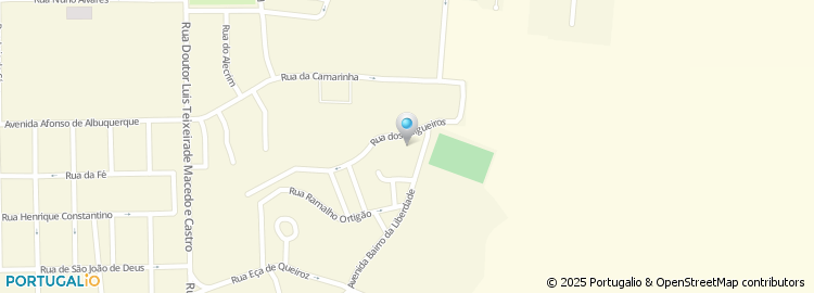 Mapa de Rua dos Prumos