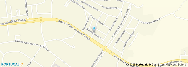 Mapa de Rua dos Rouxinóis