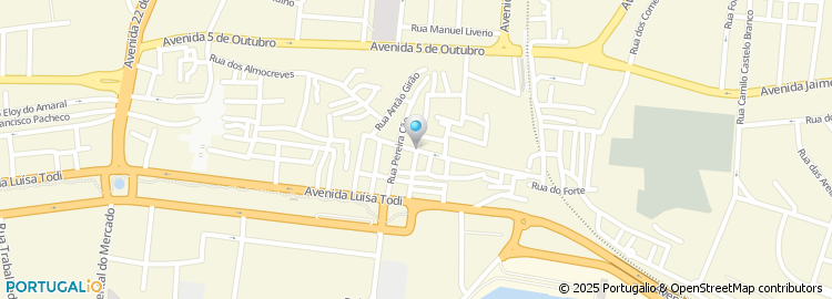 Mapa de Rua Doutor António Joaquim Granjo