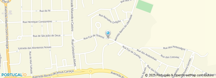 Mapa de Rua Eça de Queirós