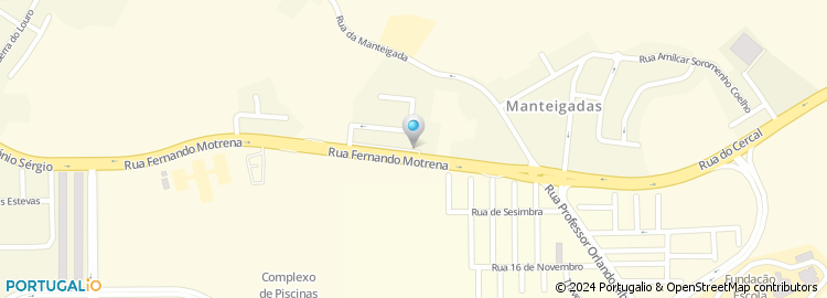 Mapa de Rua Francisco José Mota
