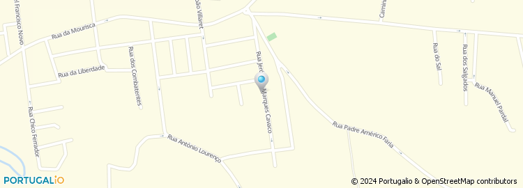 Mapa de Rua Jerónimo Marques Cavaco