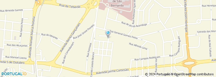Mapa de Rua Jorge Dinis