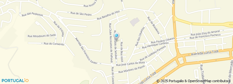 Mapa de Rua Mafaldo de Setúbal
