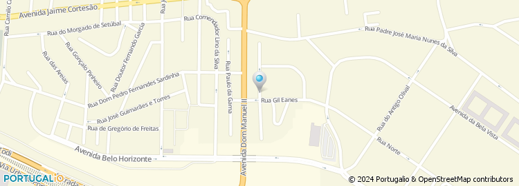 Mapa de Rua Martim Afonso de Sousa