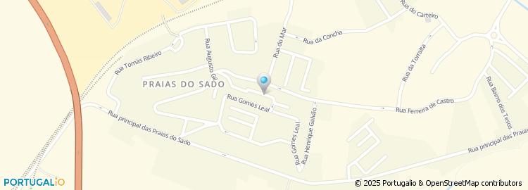 Mapa de Rua Portal do Sado