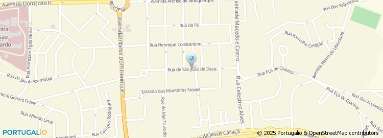 Mapa de Rua São João de Deus