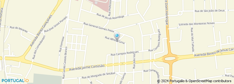 Mapa de Rua Alfredo Lima