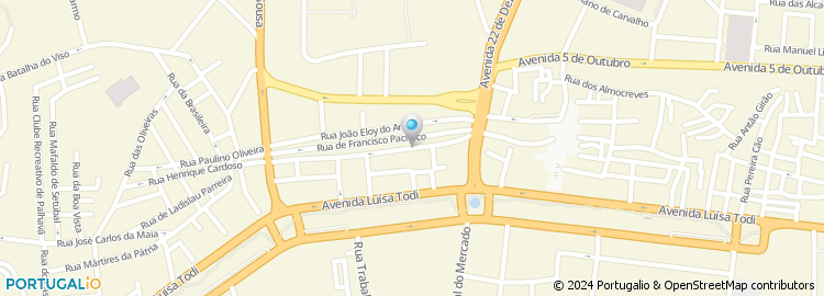Mapa de Rua António Maria Eusébio