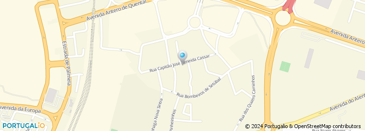 Mapa de Rua Capitão José de Almeida Cassar