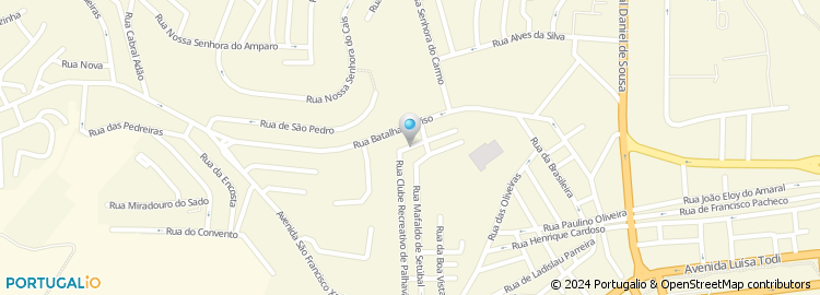 Mapa de Rua Le Matre de Carvalho