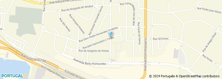 Mapa de Rua Rodrigo Ferreira da Costa