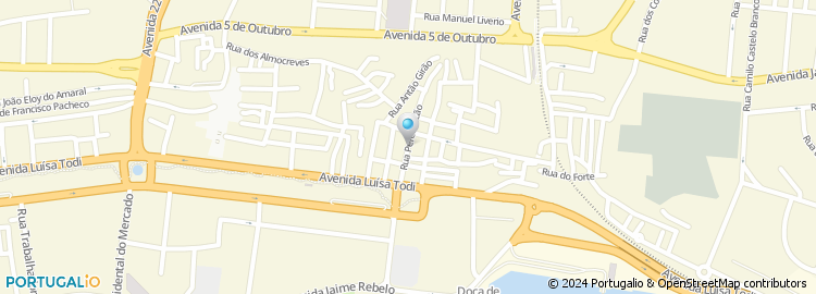 Mapa de Setulset - Empresa de Trabalho Portuario - Setubal, Lda