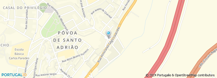 Mapa de Silau - Supermercados e Talhos de Vasco & Martins, Lda