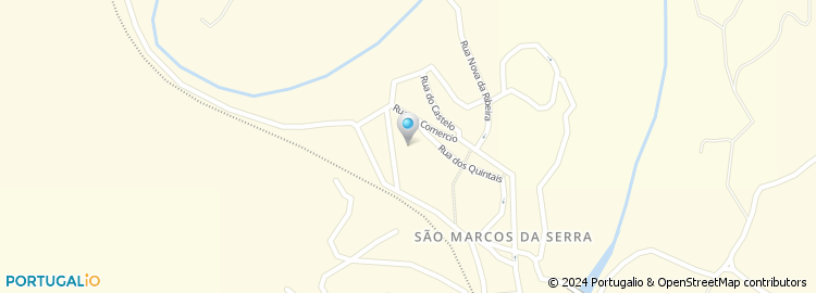 Mapa de Estação da Cp São Marcos da Serra